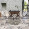 3 Pieces Patio Furniture Set Outdoor All Weather Hand-Woven PE Rattan Conversation Bistro Sets 2 Cha