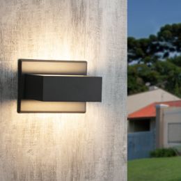 Outdoor Wall Light/ Path Light (Color: Dark grey)