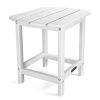 Outdoor Side Table,Weather Resistant Coffee End Table for Patio,Easy to Assemble