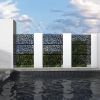 6.5 ft. H x 4 ft. W Laser Cut Metal Privacy Screen, 24"*48"*3 panels
