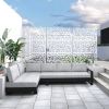 6.5 ft. H x 4 ft. W Laser Cut Metal Privacy Screen, 24"*48"*3 panels