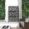 6.5 ft. H x 4 ft. W Laser Cut Metal Privacy Screen, 24"*48"*3 panels