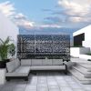 6.5 ft. H x 4 ft. W Laser Cut Metal Privacy Screen, 24"*48"*3 panels