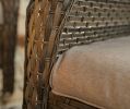 5 PCS Wicker Patio Conversation Seating Set with Cushions