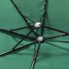 Iuno 13\'*6.5\' Solar Light Market Umbrella