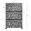 6.5 ft. H x 4 ft. W Laser Cut Metal Privacy Screen, 24"*48"*3 panels