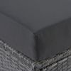 7 Piece Rattan Sectional Seating Group with Cushions, Outdoor Ratten Sofa NEW!