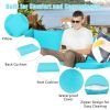7 Pieces Rattan Sectional Sofa Set with Cushion for Patio Garden