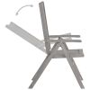 Patio Reclining Chairs 4 pcs with Cushions Solid Acacia Wood
