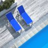 Domi Patio Chaise Lounge Outdoor Aluminum Polypropylene Chair with Adjustable Backrest,for Beach