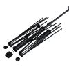 15FT Patio Double-Sided Umbrella with Solar LED Lights, Outdoor Market Umbrella with 48 Solar Powered LED Lights & Crank
