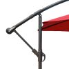 9.8FT Outdoor Adjustable  Hanging Patio Umbrella-big